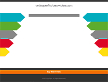 Tablet Screenshot of onlineprofitsfornewbies.com